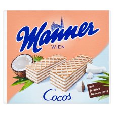 Manner Crunchy Wafers with Coconut Cream Filling 75g