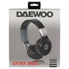 Daewoo Extra Bass Wireless Bluetooth Headphones DIBT1003BK