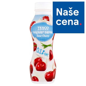 Tesco Jogurtový nápoj višeň 350g