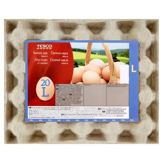 Tesco Čerstvá vejce L 20 ks