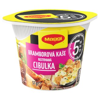 MAGGI 5 minutes Bramborová kaše s restovanou cibulkou kelímek 57g
