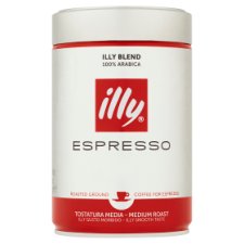 Illy Espresso středně pražená mletá káva 250g