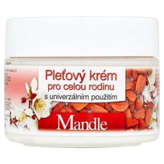 Bione Cosmetics Bio Mandle pleťový krém pro celou rodinu s univerzálním použitím 260ml