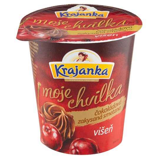 Krajanka Moje Chvilka Čokoládová zakysaná smetana višeň 130g