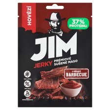 Jim Jerky Premium Beef Jerky with Barbecue Flavour 23g