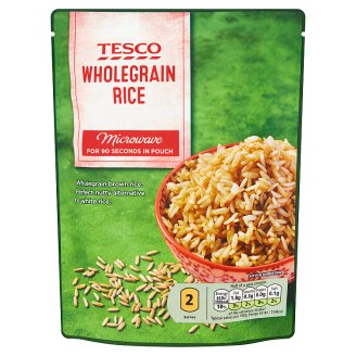 Tesco Předvařená rýže dlouhozrnná pololoupaná 250g
