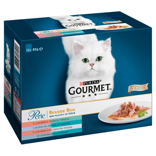 GOURMET Perle DUO multipack - Rybí Duo 12 x 85g