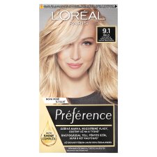 L'Oréal Paris Préférence  permanentní barva na vlasy 9 .1 Oslo-velmi světlá popelavá blond