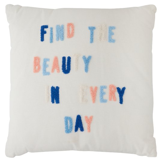 Tesco Fox & Ivy Dreaming Find The Beautiful In Everyday Cushion 48 cm x 48 cm