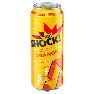 Big Shock! Orange energetický nápoj 500ml