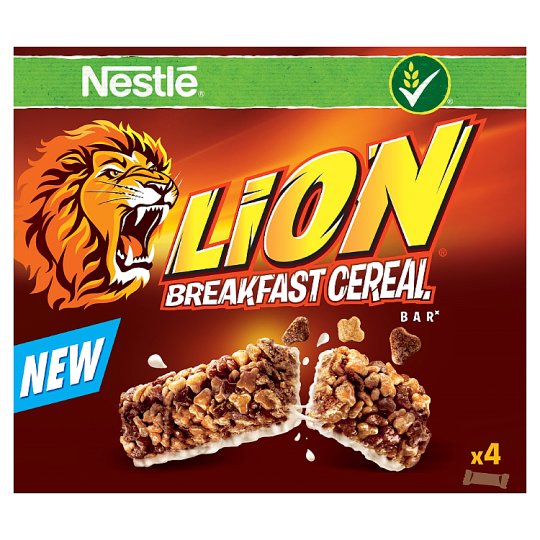 NESTLÉ LION Snídaňová cereální tyčinka 4 x 25g
