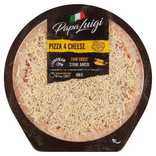 Papa Luigi Pizza 4 Cheese 400g - Tesco Groceries