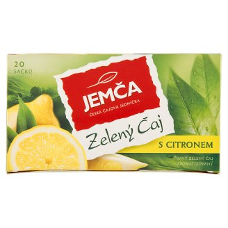 Jemča Zelený čaj s citronem 20 x 1,5g