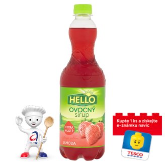 Hello Ovocný sirup jahoda 0,7l