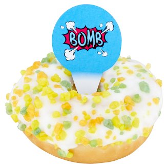 Práskací donut bílý mini 20g