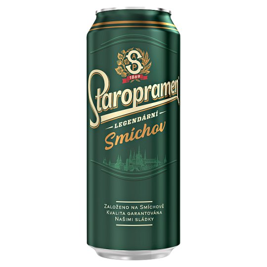 Staropramen Legendární Smíchov pivo výčepní světlé 0,5l