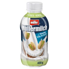 Müller Müllermilch Milk Drink with Pistachios and Coconut 400g