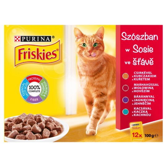 Friskies multipack ve šťávě 12 x 100g