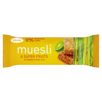 Tekmar Muesli & super fruits limetková 30g