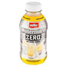 Müller Müllermilch Zero mléčný nápoj s banánovou příchutí 400g