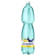 Korunní Jemně perlivá s příchutí citron 1,5l