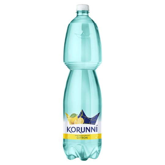 Korunní Jemně perlivá s příchutí citron 1,5l