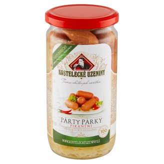 Kostelecké Uzeniny Párty párky pikantní 700g