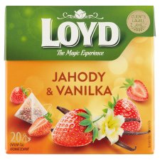 Loyd Ovocný čaj aromatizovaný jahody & vanilka 20 x 2g (40g)