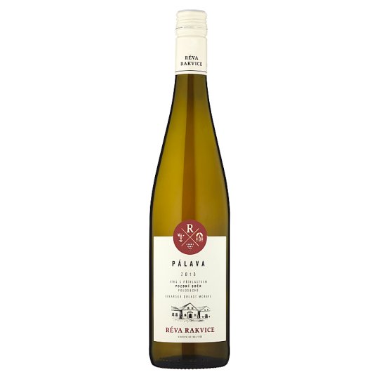 Réva Rakvice Pálava víno s přívlastkem pozdní sběr polosuché 750ml