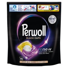 Perwoll Renew Black Caps Concentrated Pre-Dosed Detergent 46 Washes 46 x 13.5g (621g)