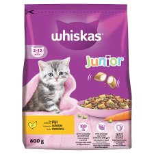 Whiskas Junior Complete Cat Food Delicious Pasty with Milk 800g