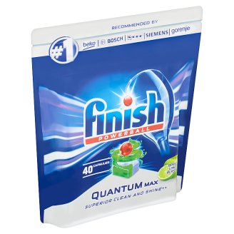 Finish Powerball Quantum Max apple lime blast tablety do myčky nádobí 40 ks 620g