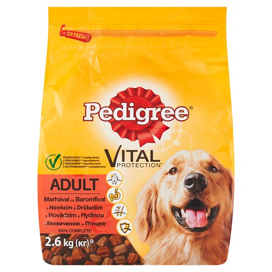 Pedigree Vital Protection Adult s hovězím a drůbežím 2,6kg