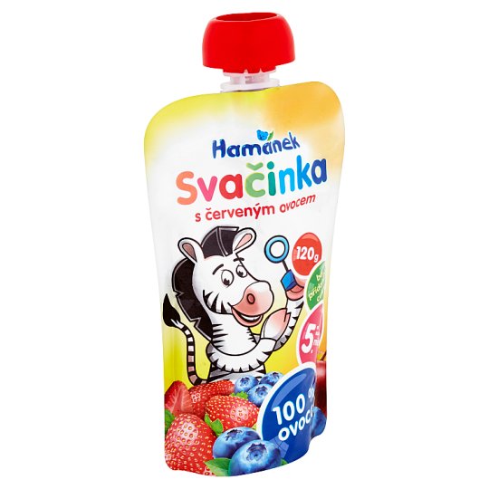 Hamánek Svačinka s červeným ovocem 120g