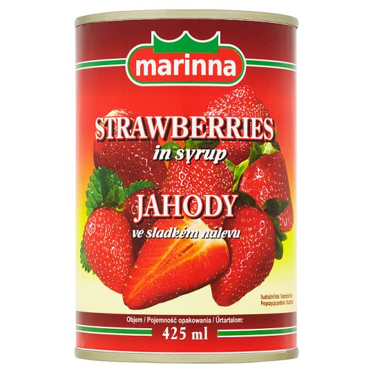 marinna Jahody ve sladkém nálevu 410g