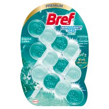 Bref Brilliant Gel All in 1 Alpine Lake Solid Toilet Block 3 x 42g