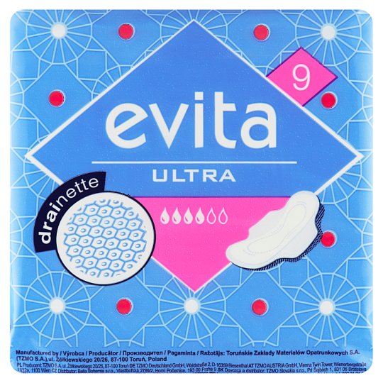 Evita Ultra drainette Hygienické vložky á 9 ks