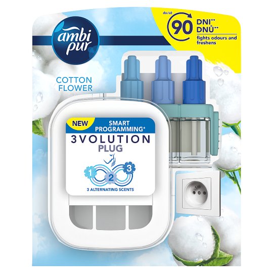 Febreze 3Volution Air Freshener Plug-In Starter Kit Cotton 20ML