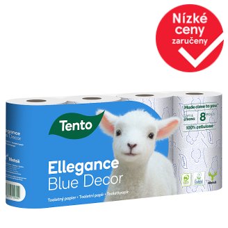 Tento Ellegance Cool aqua toaletní papír 8 rolí