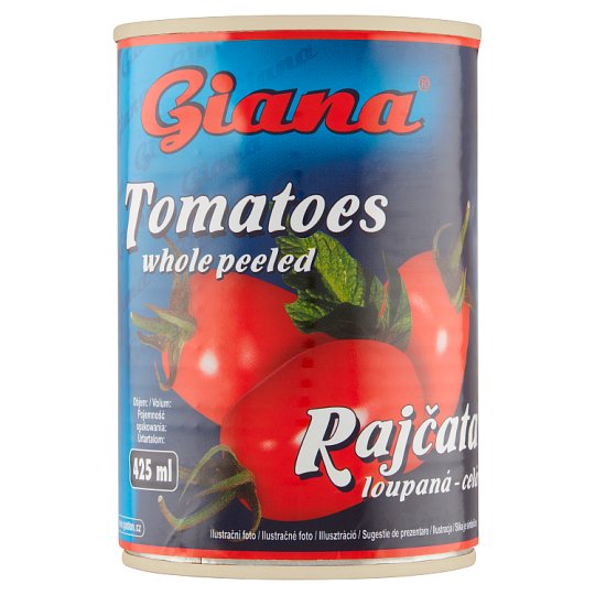 Giana Rajčata loupaná - celá 400g