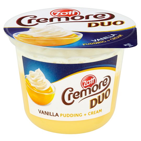 Zott Cremore Duo vanilkový puding se šlehačkou 200g