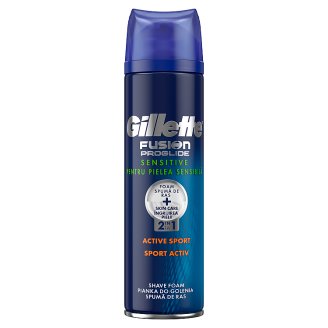 Gillette Fusion ProGlide Sensitive Active Sport Pěna Na Holení 250 ml