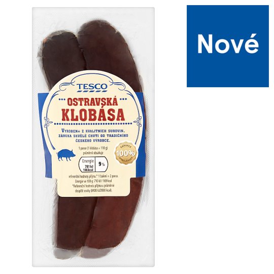 Tesco Ostravská klobása 220g