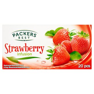 Packers Best Ovocný čaj s jahodovou příchutí 20 x 2g