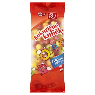 Rej Kukuřičné kuličky s ovocnou příchutí 45g
