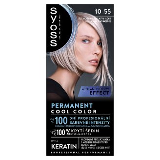 Syoss Blond Cool Blonds barva na vlasy Ultra Platinová Blond 10-55