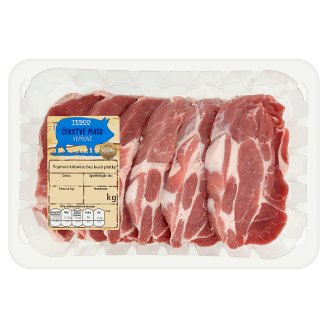 Tesco Čerstvé maso vepřová krkovice bez kosti plátky 0,8kg