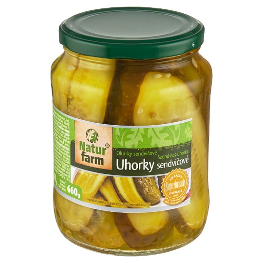 Natur Farm Sandwich Pickles 660g Tesco Groceries