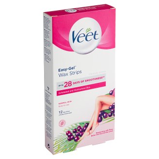 Veet Easy Strip Voskové pásky s proužkem pro snadné uchopení