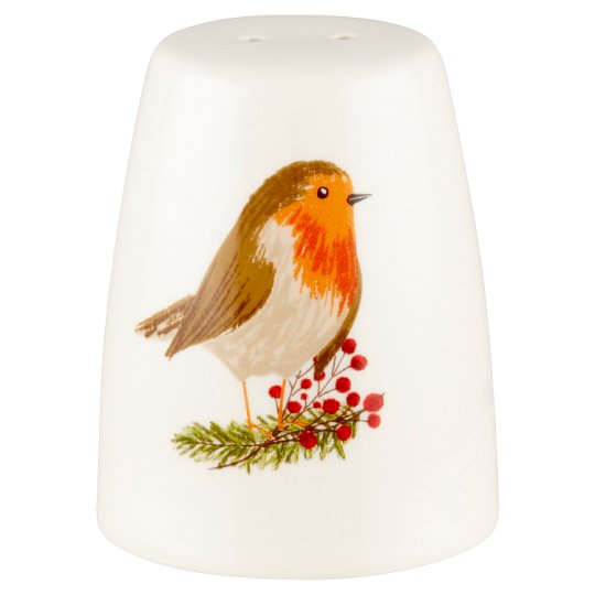 Embossed Robin Shaker Tesco Groceries